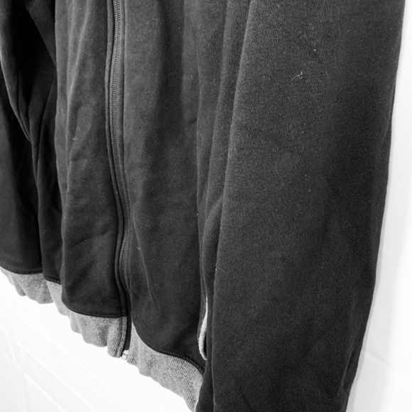 ADIDAS Full Zip Hoodie Sweatshirt Black Jacket S - Picture 9 of 16